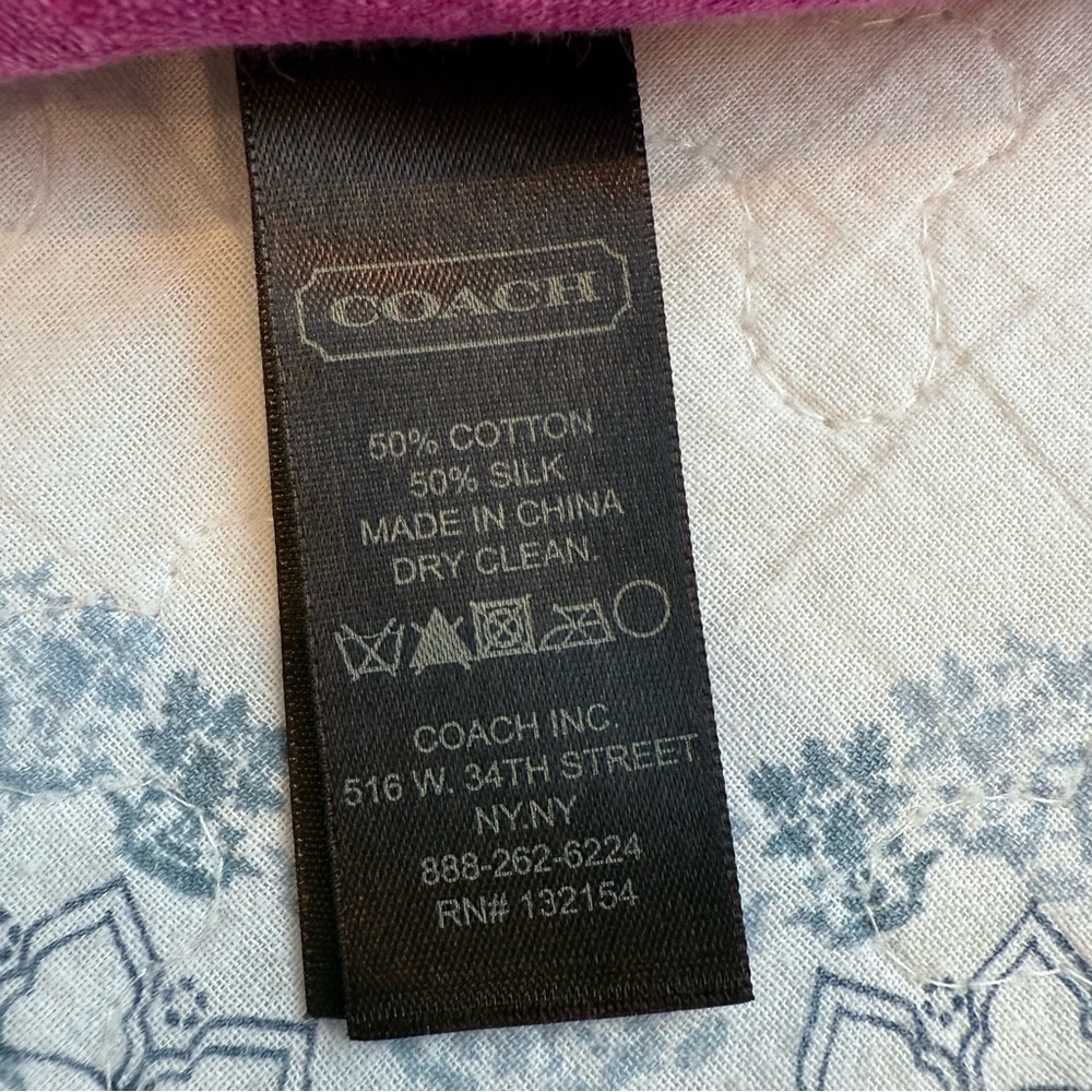 COACH Momogram WRAP Scarf - Picture 7 of 13